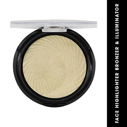 Fashion Colour Face Highlighter Bronzer & Illuminator-Shade 02 (Fair Skin Tone) - Distacart