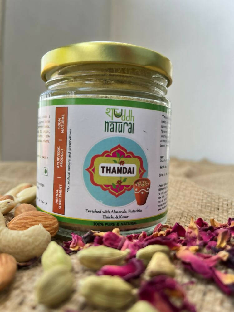 Shuddh Natural Edible Wholistic Colour | Ayurvedic Thandai Powder | Ubtan Based Herbal Gulal | Holi Gift Hamper | Natural Honey - Distacart