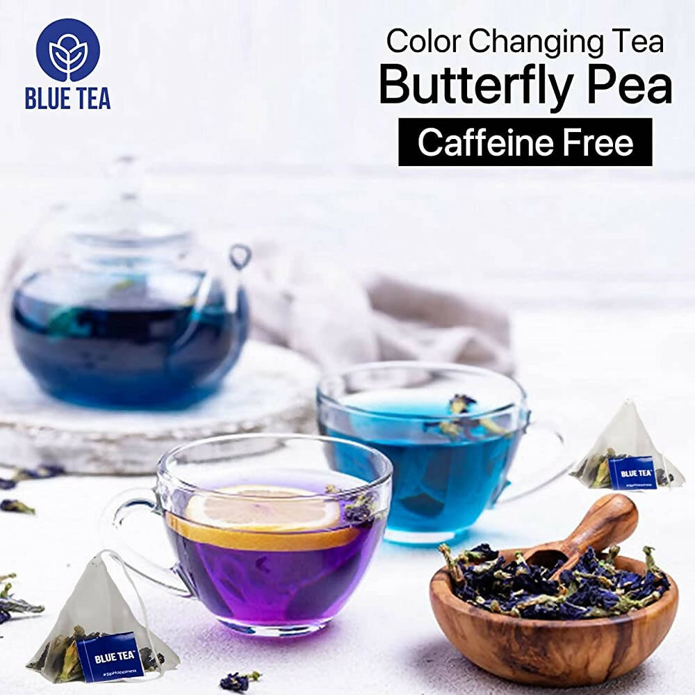 Butterfly Pea Ashwagandha Herbal Tea Bags - Distacart