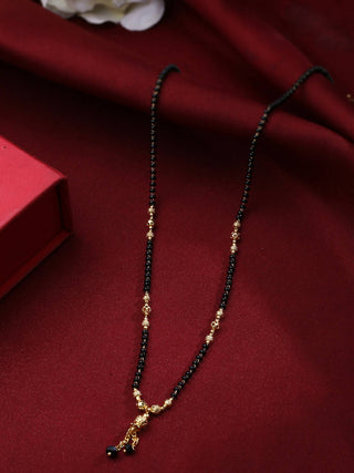 NVR Women Ethnic Gold-Plated Beaded Mangalsutra - Distacart