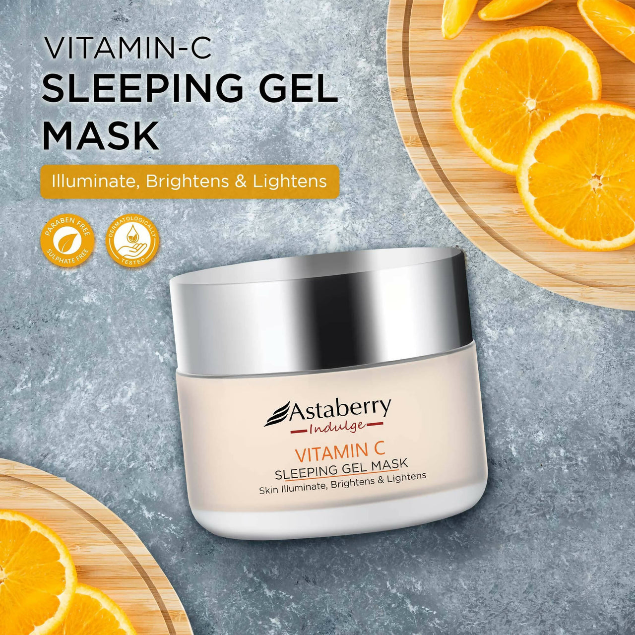 Astaberry Indulge Vitamin C Sleeping Gel Mask - Distacart