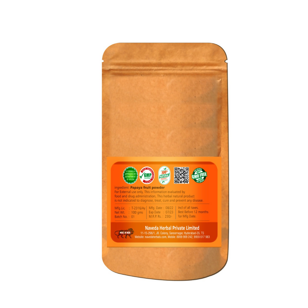 Naveda Herbal Papaya Fruit Powder - Distacart