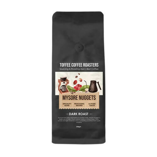 Toffee Coffee Roasters Mysore Nuggets - Specialty Blend Coffee - Distacart