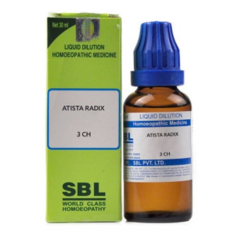 SBL Homeopathy Atista Radix Dilution