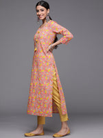Thumbnail for Varanga Women Printed Cotton Kurta - Distacart