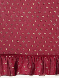 Thumbnail for Ahalyaa Printed Ready To Wear Ruffles Saree - Distacart