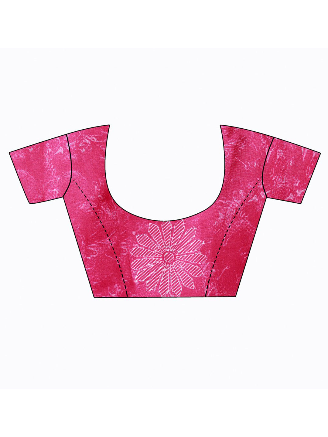 Kalini Pack of 2 Navy Blue & Magenta Floral Pure Georgette Sarees - Distacart