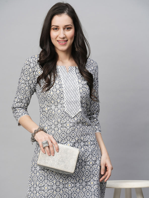 Kalini Women Ethnic Motifs Printed Kurta with Trousers - Distacart