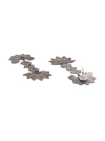 Thumbnail for Shoshaa Silver-Toned Contemporary Drop Earrings - Distacart