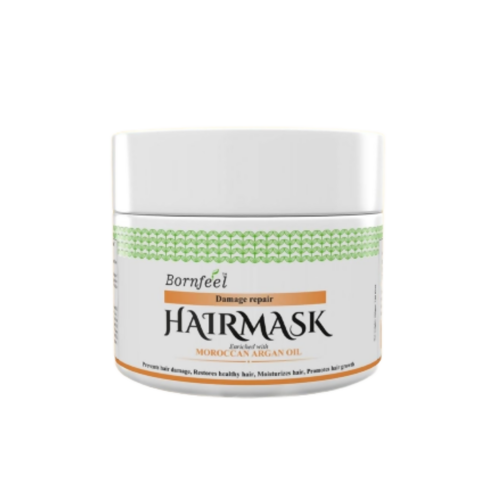 Bornfeel Damage Repair Hair Mask Enriched With Moroccan Argan Oil - Distacart