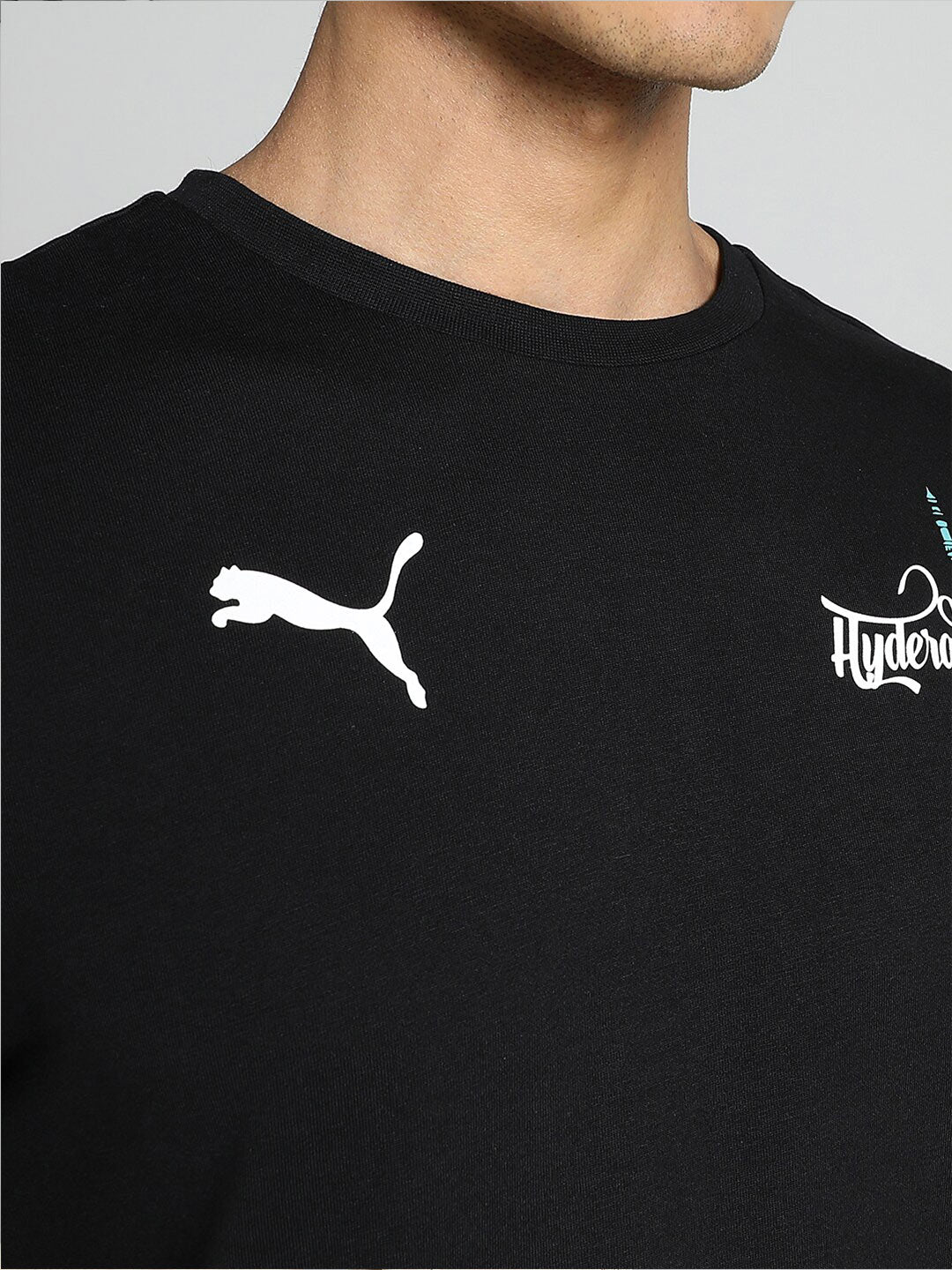 Puma Hyderabad City-Printed Cotton T-Shirt - Distacart