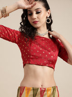 Thumbnail for Saree Mall Off White Solid Chanderi Sarees - Distacart