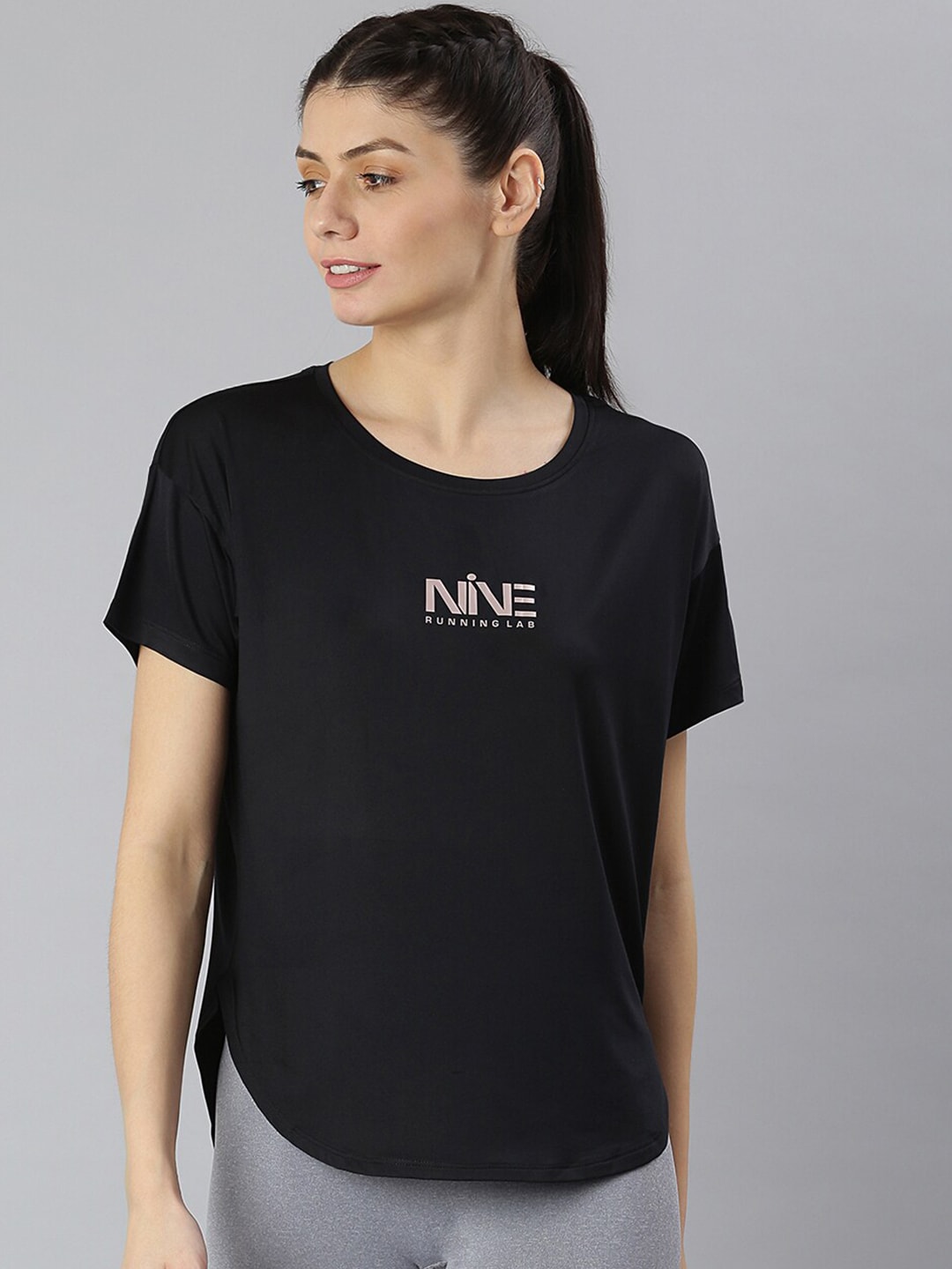 MKH Typography Extended Sleeves Dri-FIT Sports T-shirt - Distacart