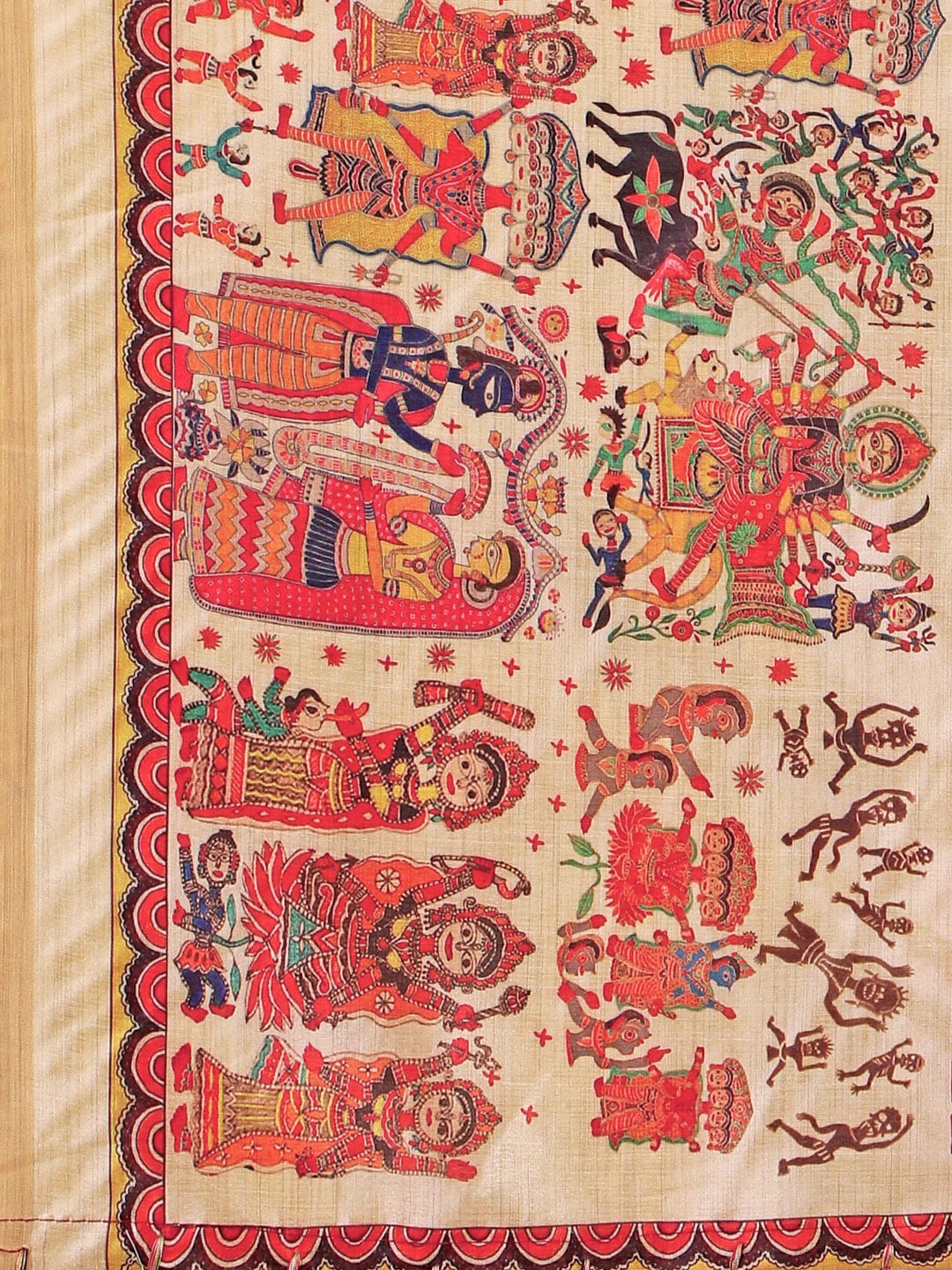 Kalini Women Striped Kurta with Trousers with Digital Print Dupatta - Distacart