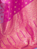 Thumbnail for Kalini Floral Woven Design Zari Art Silk Banarasi Saree - Distacart