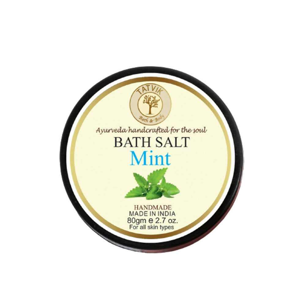 Tatvik Ayurveda Bath Salt Mint - Distacart