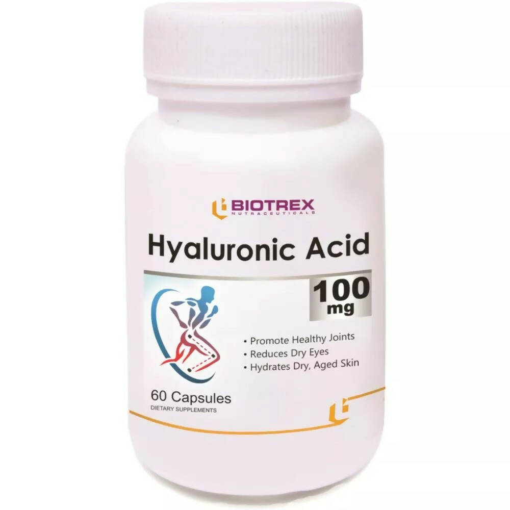 Biotrex Hyaluronic Acid 100mg Capsules - Distacart