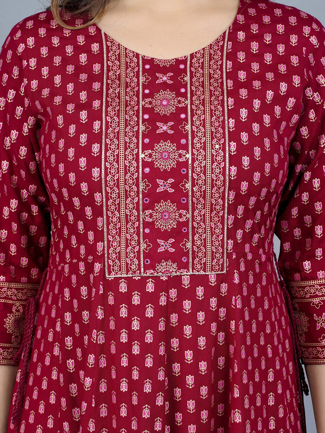 Kalini Women Ethnic Motifs Printed Anarkali Kurta - Distacart