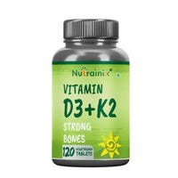 Thumbnail for Nutrainix Vitamin D3 + K2 Vegan Tablets - Distacart