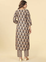 Thumbnail for Kalini Ethnic Motifs Printed Regular Kurta with Trousers - Distacart