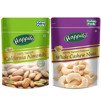 Thumbnail for Happilo Premium Dry Fruit Combo (Almond & Cashews) - Distacart