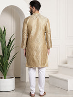 Thumbnail for Sojanya Ethnic Motifs Woven Design Regular Kurta With Churidar - Distacart