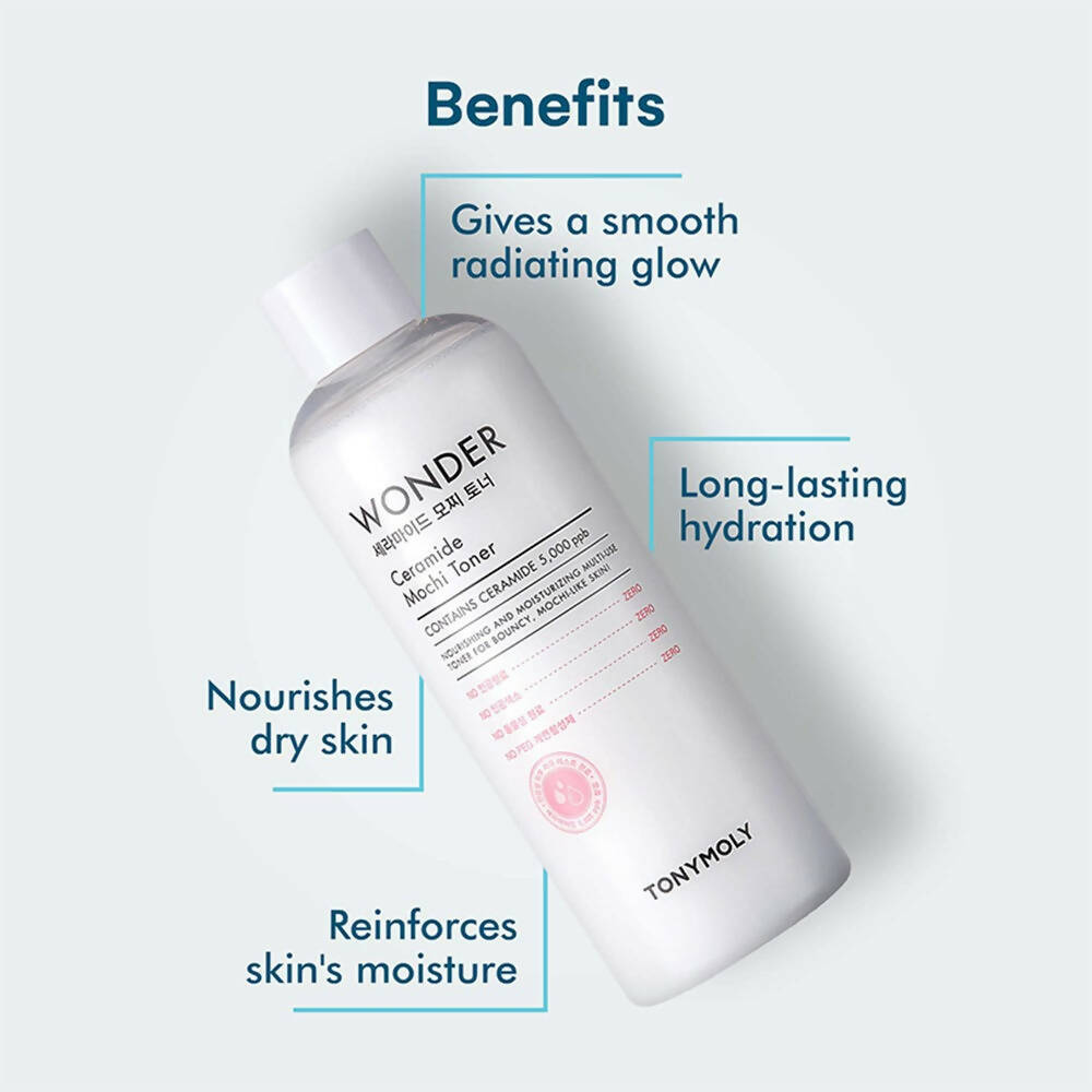 Tonymoly Moisturising Wonder Ceramide Mochi Toner - Distacart