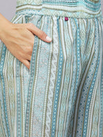 Thumbnail for Kalini Floral Printed Regular Kurta With Trousers - Distacart