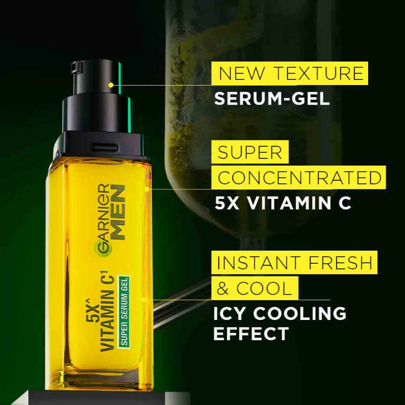 Garnier Men Vitamin C Super Serum Gel - Distacart