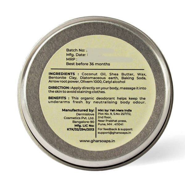 description ghar soaps organic wax deodorant orange once you try this