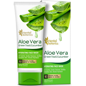Oriental Botanics Aloe Vera, Green Tea & Cucumber Hydrating Face Wash