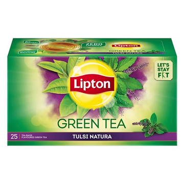 Lipton Tulsi Natura Green Tea Bags - Distacart