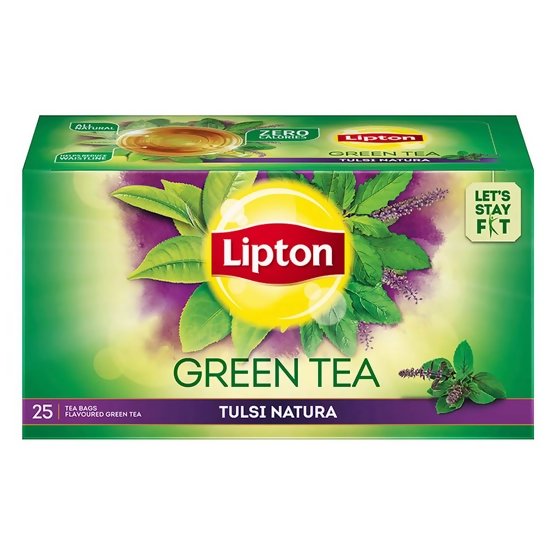 Lipton Tulsi Natura Green Tea Bags - Distacart
