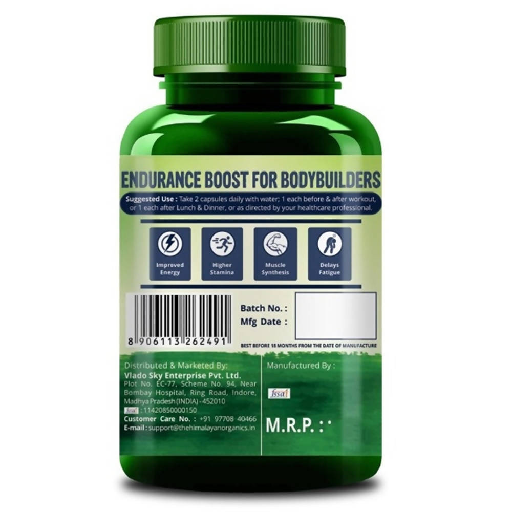 Himalayan Organics Nitric Oxide Supplement 1400 mg 60 Tablets