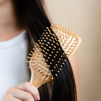 Thumbnail for Careberry Bamboo Brilliance Paddle Hairbrush - Distacart