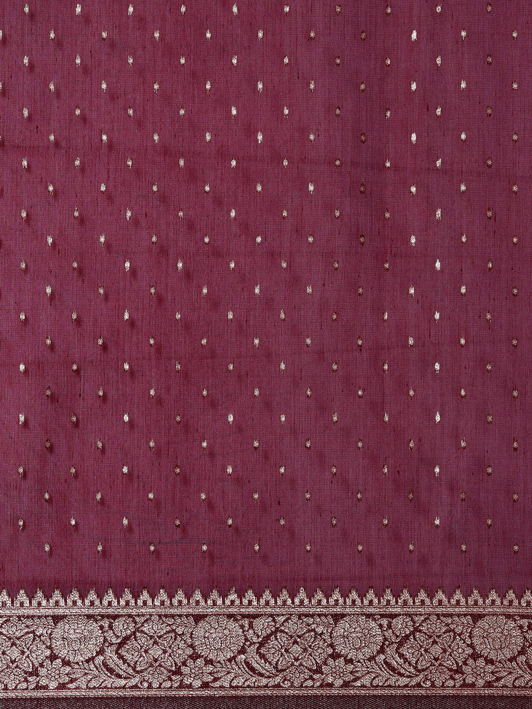 Saree Mall Maroon Woven Design Zari Silk Blend Banarasi Saree - Distacart