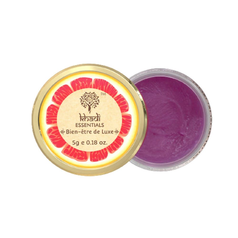 Khadi Essentials Wine Grapefruit Lip Balm - Distacart