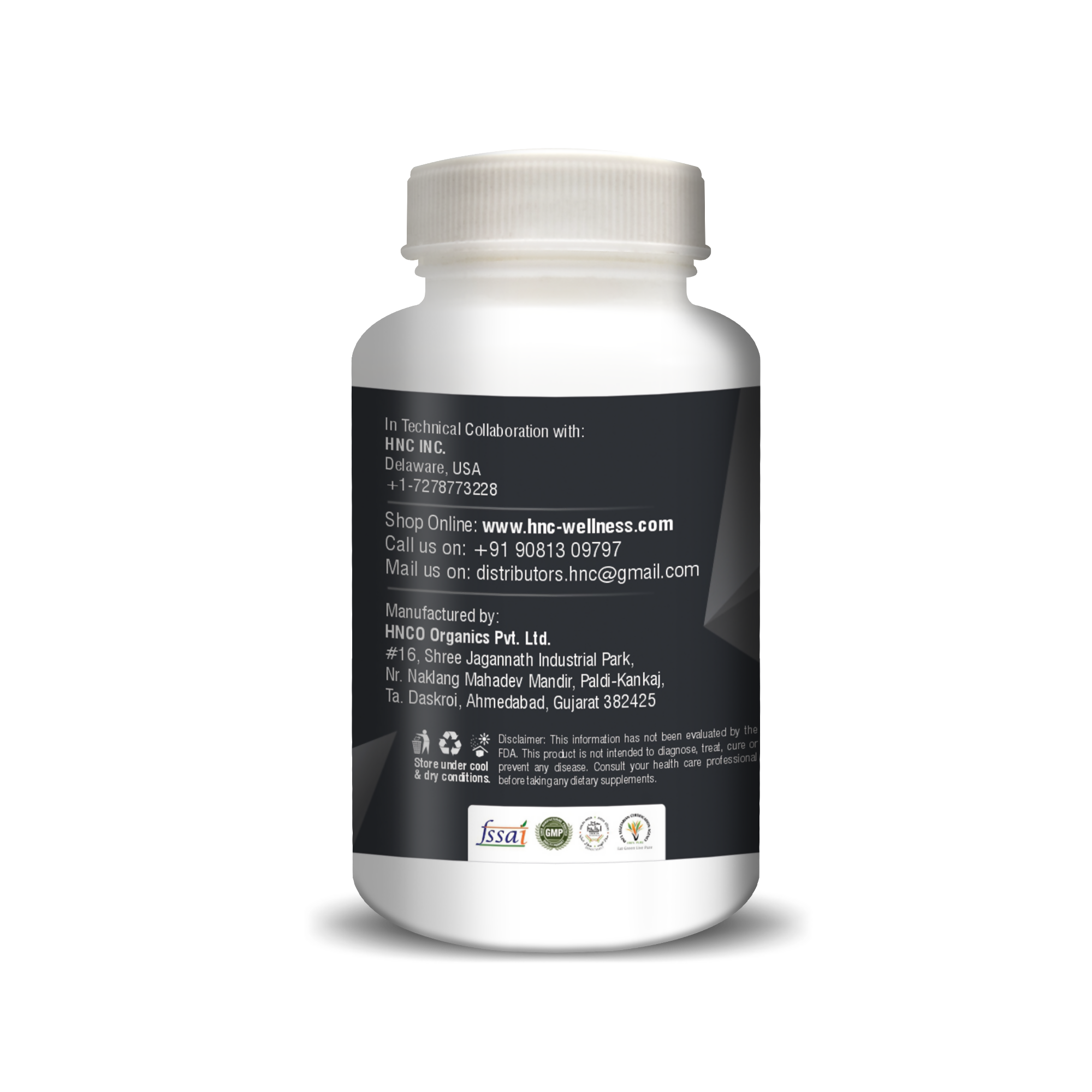 H&C Herbal SJ Extract Veg Capsules - Distacart