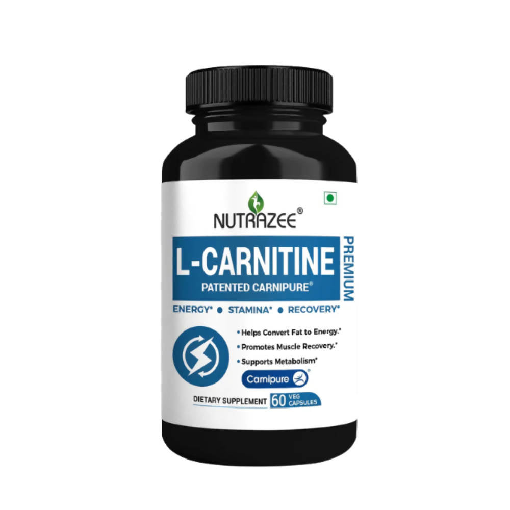 Nutrazee L-Carnitine Patented Carnipure Capsules - Distacart