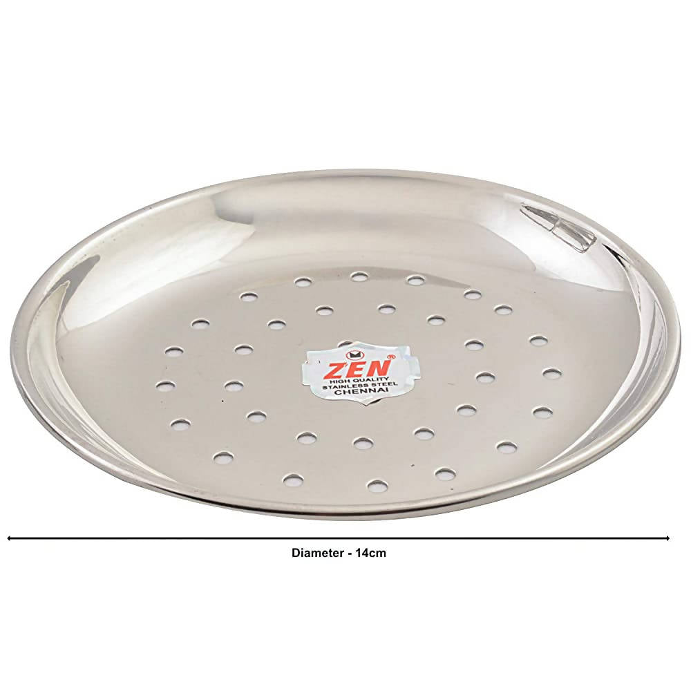 Jain Stainless Steel Idiappam Stand 5 Plates - Silver - Distacart