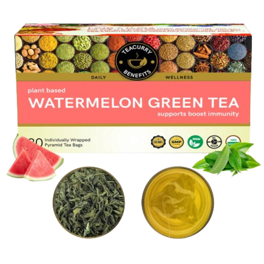 Teacurry Watermelon Green Tea Bags - Distacart