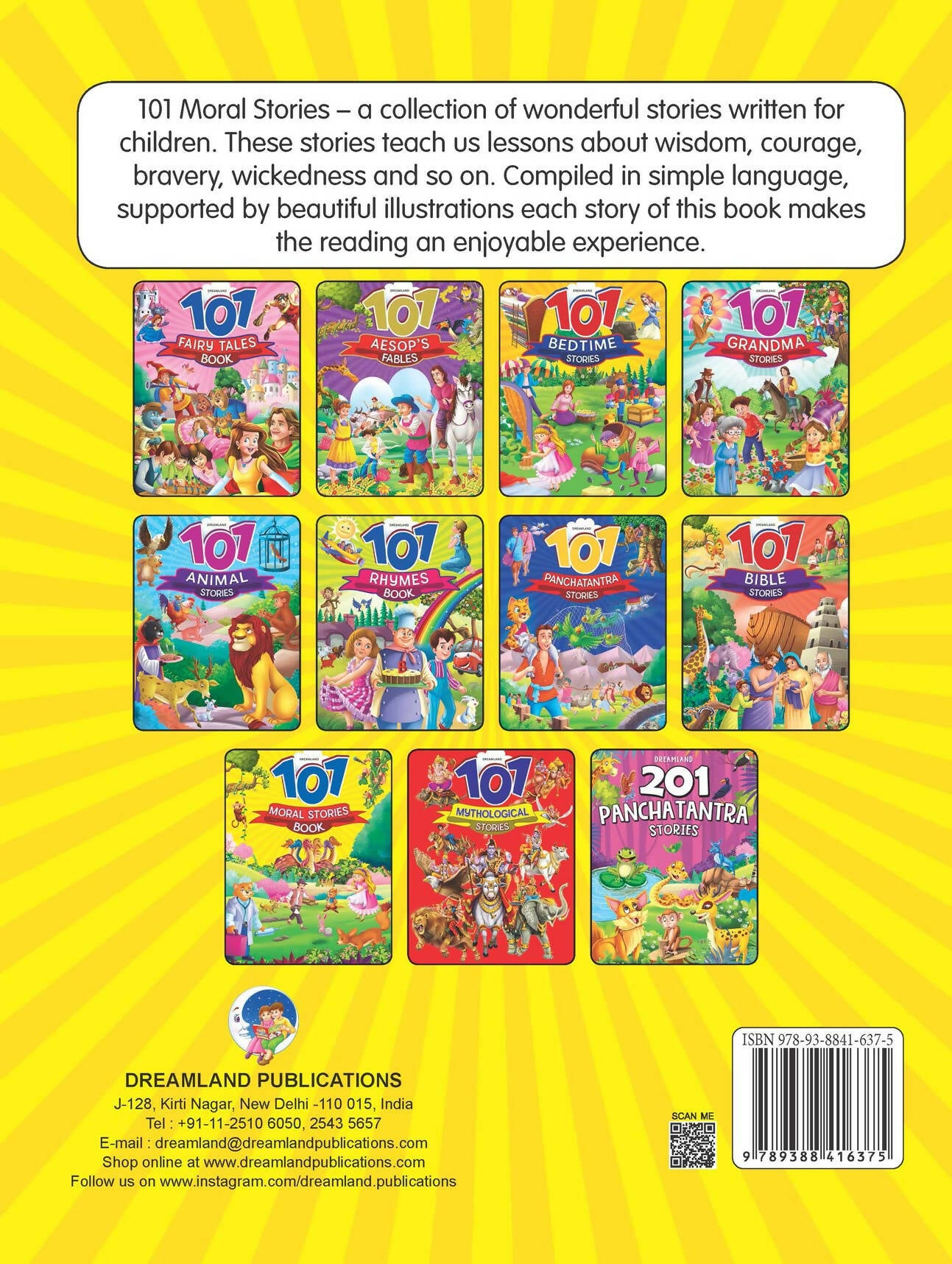 Dreamland 101 Moral Stories : Children Story book/ Traditional Stories/Early Learning Book - Distacart