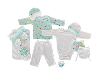 My Tiny Wear Full Sleeves New Born Baby Gift Set - Peach - Distacart