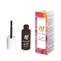 Thumbnail for Myglamm LIT Nail Enamel - Oh Fudge - Oxblood Shade (7 Ml)