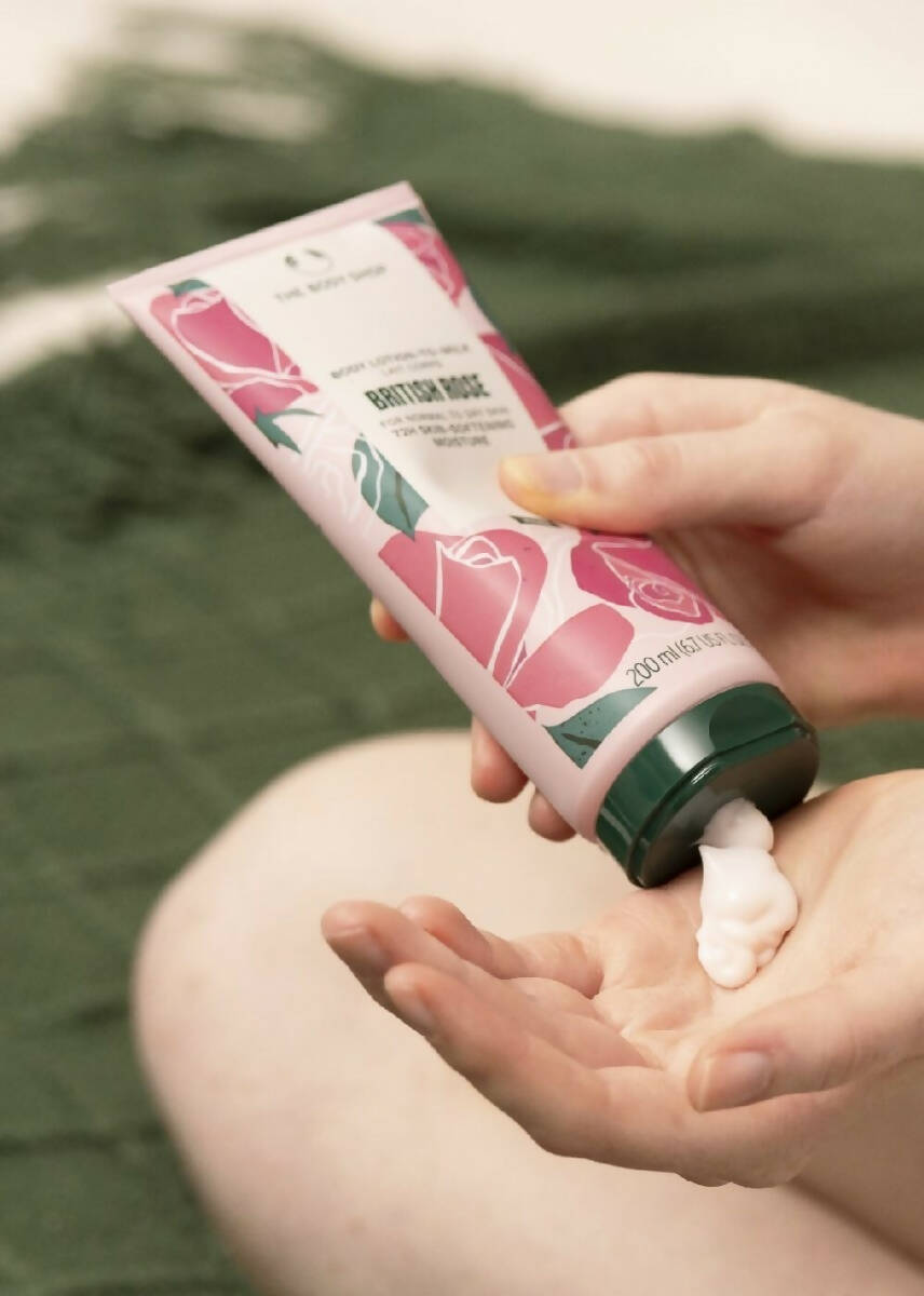 The Body Shop British Rose Lotion-To-Milk - Distacart