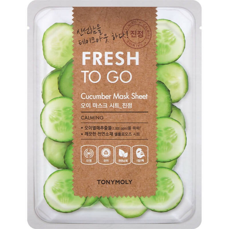 Tonymoly Fresh To Go Cucumber Mask Sheet Calming - Distacart