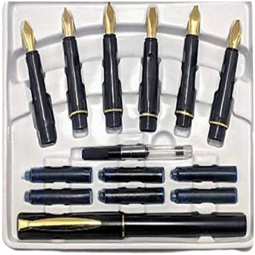 Skygold Calligraphy 6 Nib Pen Set - Distacart