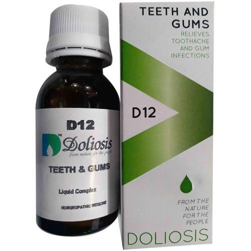 Doliosis Homeopathy D12 Teeth & Gums Drops