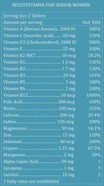Thumbnail for Purayati Multivitamin Tablets for Senior Women