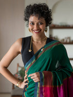 Thumbnail for Suta Multi Color Woven Design Cotton Blend Saree - Distacart
